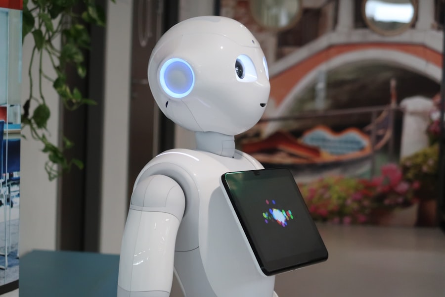 Photo robots, humans, future