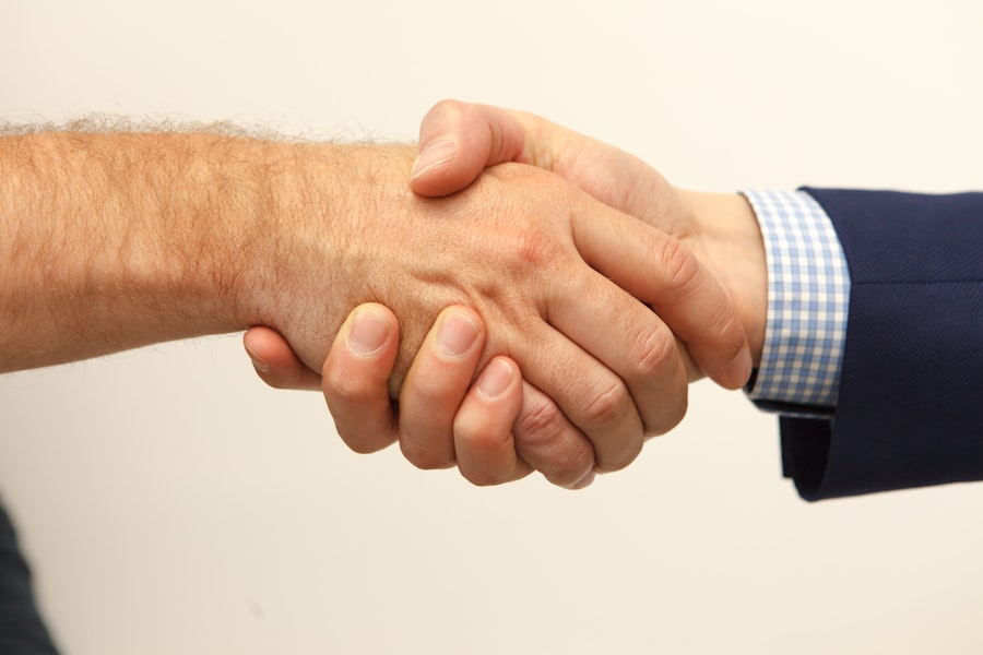 Photo negotiate high value deals