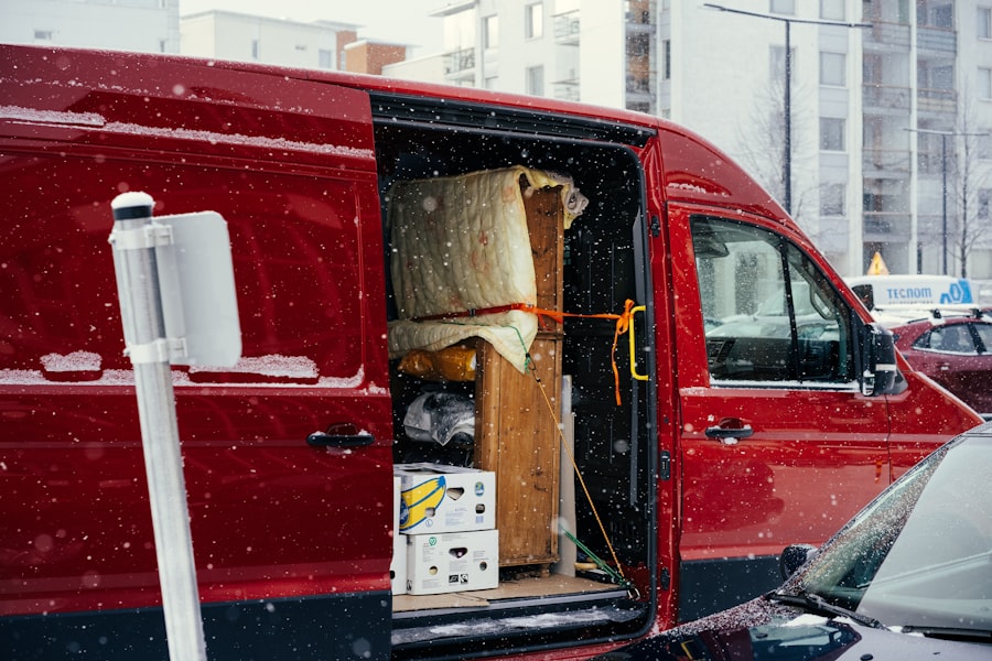 Photo moving a mobile home