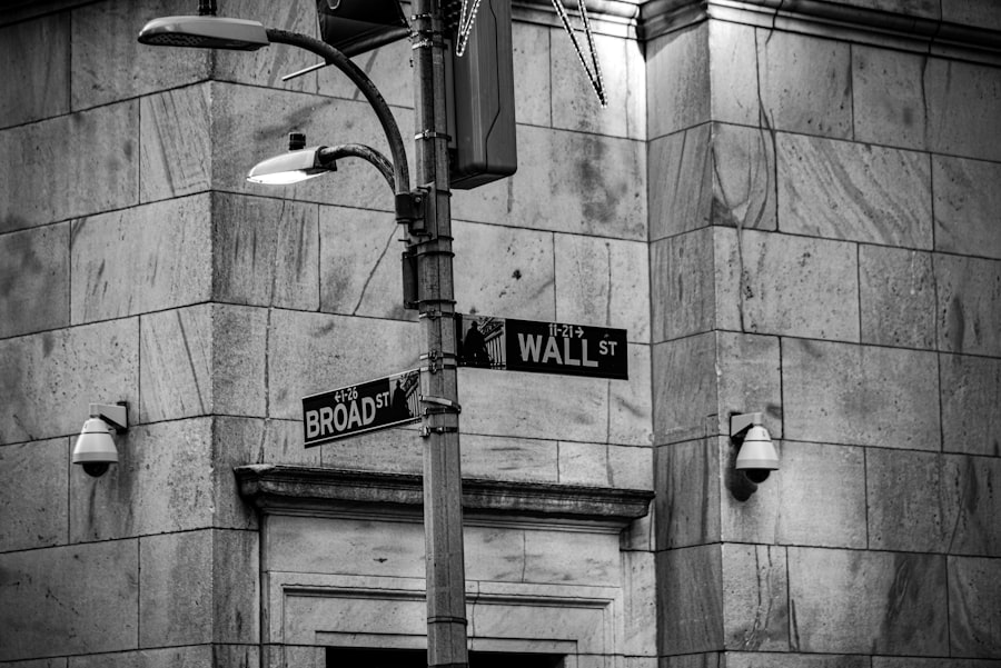 Photo Wall Street influence