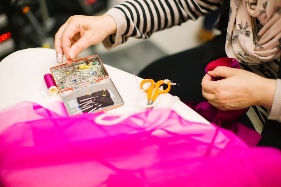 sewing and mending