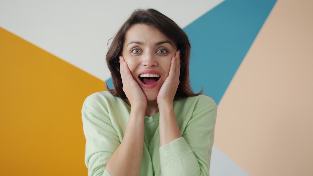 Photo successful people, anxious