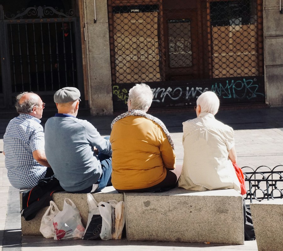 Photo splitting elderly parent care costs